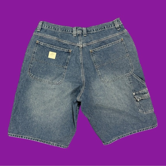 90s American Eagle Carpenter Jean Shorts - Picture 1 of 4